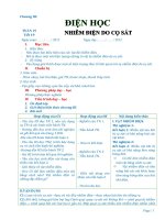 giáo án điện học vật lí