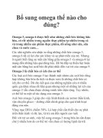 Bổ sung omega thế nào cho đúng? docx