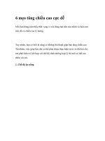 6 mẹo tăng chiều cao cực dễ pptx