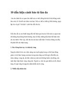 10 dấu hiệu cảnh báo từ làn da potx