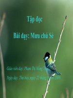 Giáo án tập đọc 