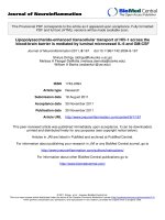 báo cáo hóa học: 