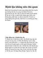 Bệnh lậu không nên chủ quan potx