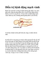 Điều trị bệnh động mạch vành docx