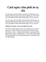 Cách ngừa viêm phổi do tụ cầu pot