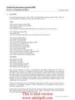 La Compagnie d’assurance vie RBC FONDS DE PLACEMENT GARANTI RBC ÉTATS FINANCIERS AUDITÉS 31 décembre 2010_7 pot