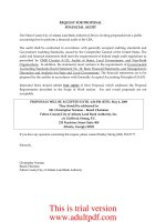 REQUEST FOR PROPOSAL FINANCIAL AUDIT ppt