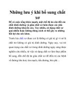 Những lưu ý khi bổ sung chất xơ pot