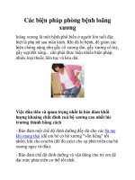 Các biện pháp phòng bệnh loãng xương ppt