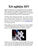 Xét nghiệm HIV docx