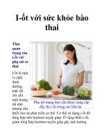 I-ốt với sức khỏe bào thai pdf