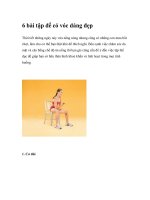 6 bài tập để có vóc dáng đẹp pot