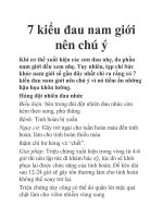 7 kiểu đau nam giới nên chú ý pot