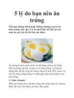 5 lý do bạn nên ăn trứng potx