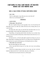 Bào chế dược liệu