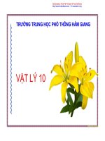 Chất rắn kết tính và chất rắn vô định hình ppt