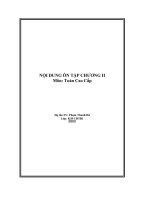 NỘI DUNG ÔN TẬP CHƯƠNG II pdf