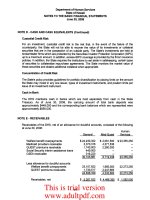 Department of Human Services State of Hawaii NOTES TO THE BASIC FINANCIAL STATEMENTS June 30,2008_part1 ppt