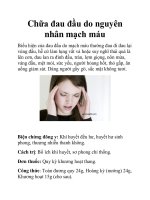 Chữa đau đầu do nguyên nhân mạch máu docx