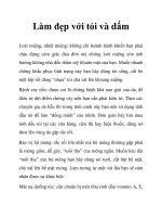 Làm đẹp với tỏi và dấm potx