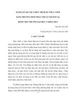 Báo cáo nghiên cứu khoa học 