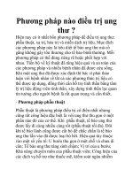 Phương pháp nào điều trị ung thư ? docx