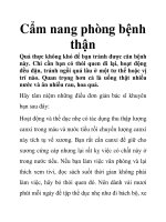 Cẩm nang phòng bệnh thận docx
