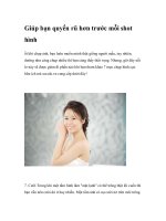 Giúp bạn quyến rũ hơn trước mỗi shot hình pdf