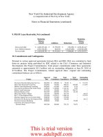 FINANCIAL STATEMENTS AND SUPPLEMENTAL INFORMATION New York City Industrial Development Agency _part4 pptx