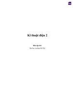 giáo trình kỹ thuật điện