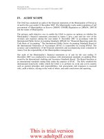 FINANCIAL AUDIT THE MUNICIPALITY OF FERIZAJ FINANCIAL STATEMENTS FOR THE YEAR ENDED 31 DECEMBER 2007_part2 docx