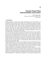 Nuclear Power Control, Reliability and Human Factors Part 3 pdf