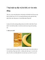 7 loại mặt nạ đặc trị da khô, nẻ vào mùa đông docx