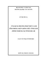 ứng dụng phương pháp thủy canh tĩnh trong nhân giống tiêu vĩnh linh ( piper nigrum) tại tỉnh đắc lắc
