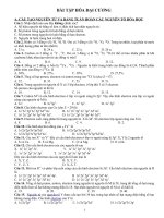 Bài tập Hóa Học đại cương luyện thi ĐH pdf