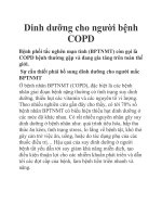 Dinh dưỡng cho người bệnh COPD potx