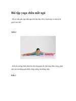 Bài tập yoga chữa mất ngủ pptx