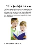 Tật cận thị ở trẻ em doc