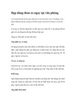 Đẹp dáng thon eo ngay tại văn phòng pptx