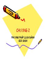 CHƯƠNG 2 PHƯƠNG PHÁP LUẬN ĐÁNH GIÁ SẢN XUẤT SẠCH HƠN