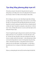 Tạo dáng bằng phương pháp trạm trổ potx