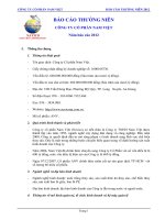 báo cáo thường niên công ty cổ phần nam việt năm báo cáo 2012