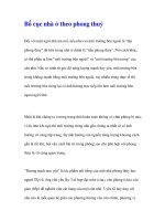 Bố cục nhà ở theo phong thuỷ pot