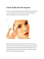 6 bước để đôi mắt tươi sáng hơn potx