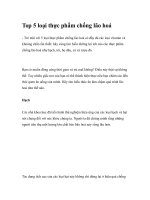 Top 5 loại thực phẩm chống lão hoá pot