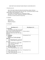 NHẢY KÉP TÁCH CHÂN KẾT HỢP VỚI ĐẬP VÀ BẮT BÓNG TIẾT 1 doc