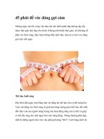 45 phút để vóc dáng gợi cảm ppt