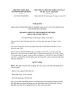 Nghị quyết số 30/2011/NQ-HĐND pptx