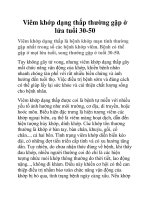 Viêm khớp dạng thấp thường gặp ở lứa tuổi 30-50 potx