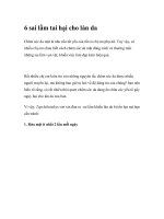 6 sai lầm tai hại cho làn da ppt